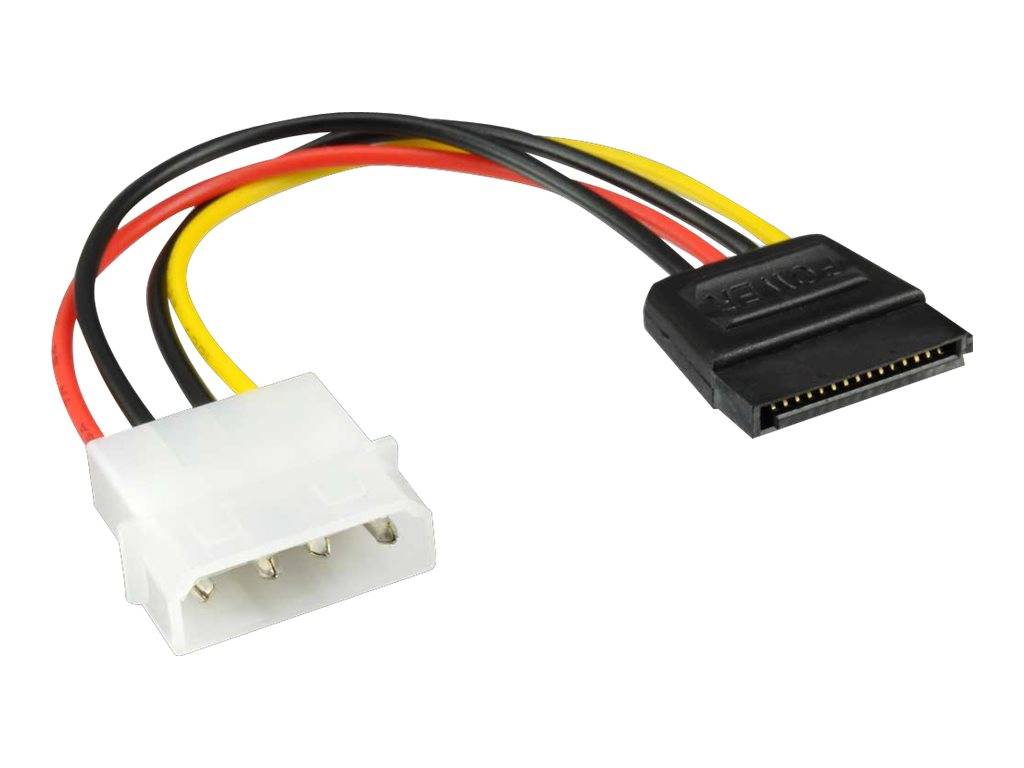 INLINE - SATA Stromadapterkabel - 1x 13,34cm (5,25"") BU an 15pol SATA ST - 0,30m