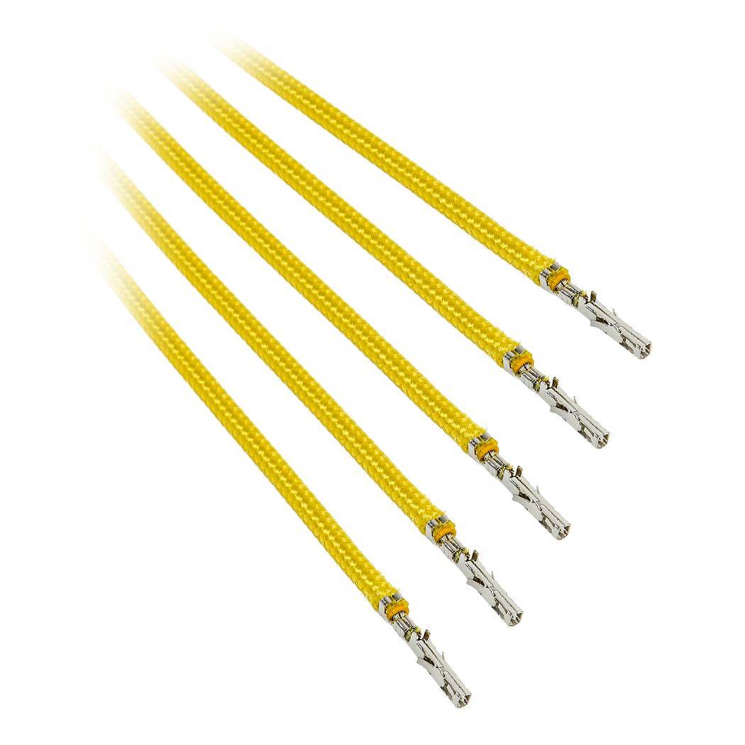 BitFenix Alchemy 2.0, 0,4 m, Männlich/Weiblich, Gerade, Gerade, Gelb, Polybag