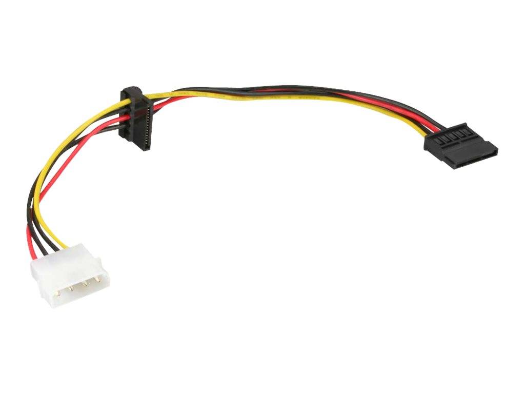 INLINE - Strom Kabel intern - 1x 13,34cm (5,25"") an 2x 15pol SATA - 0,30m