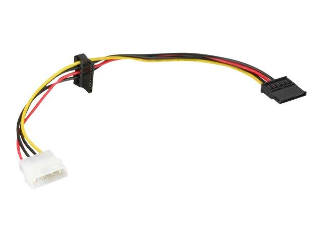 INLINE - Strom Kabel intern - 1x 13,34cm (5,25"") an 2x 15pol SATA - 0,30m