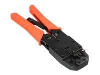 INLINE - Modular Crimpzange - für RJ10,11,12,45 und DEC (DSL-Splitter) Stecker