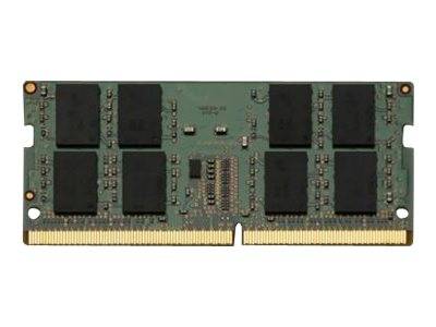 Ein Computerarbeitsspeichermodul (RAM-Riegel) mit schwarzen Chips auf einer grünen Leiterplatte und vergoldeter Steckkantenkante.
