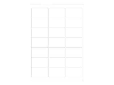 MediaRange - Matt - permanenter Klebstoff - Mattes Weiß - 63.5 x 38.1 mm 1050 Etikett(en) (50 Bogen x 21)