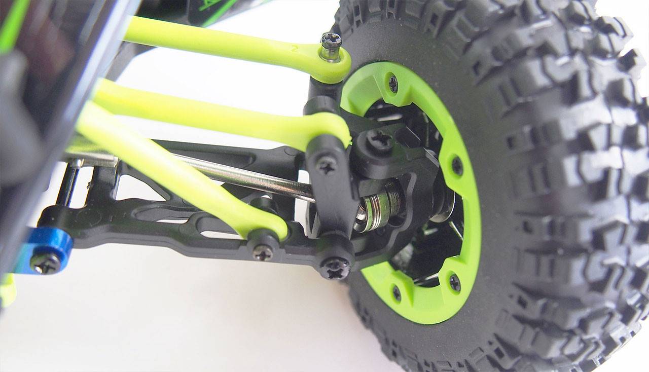 Amewi CRO55RACER, Buggy, Elektromotor, 1:12, Betriebsbereit (RTR), Schwarz, Grün, Allradantrieb