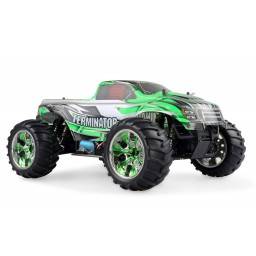 Amewi Terminator Pro, Monstertruck, Elektromotor, 1:10, Betriebsbereit (RTR), Schwarz, Grün, Weiß, Kunststoff