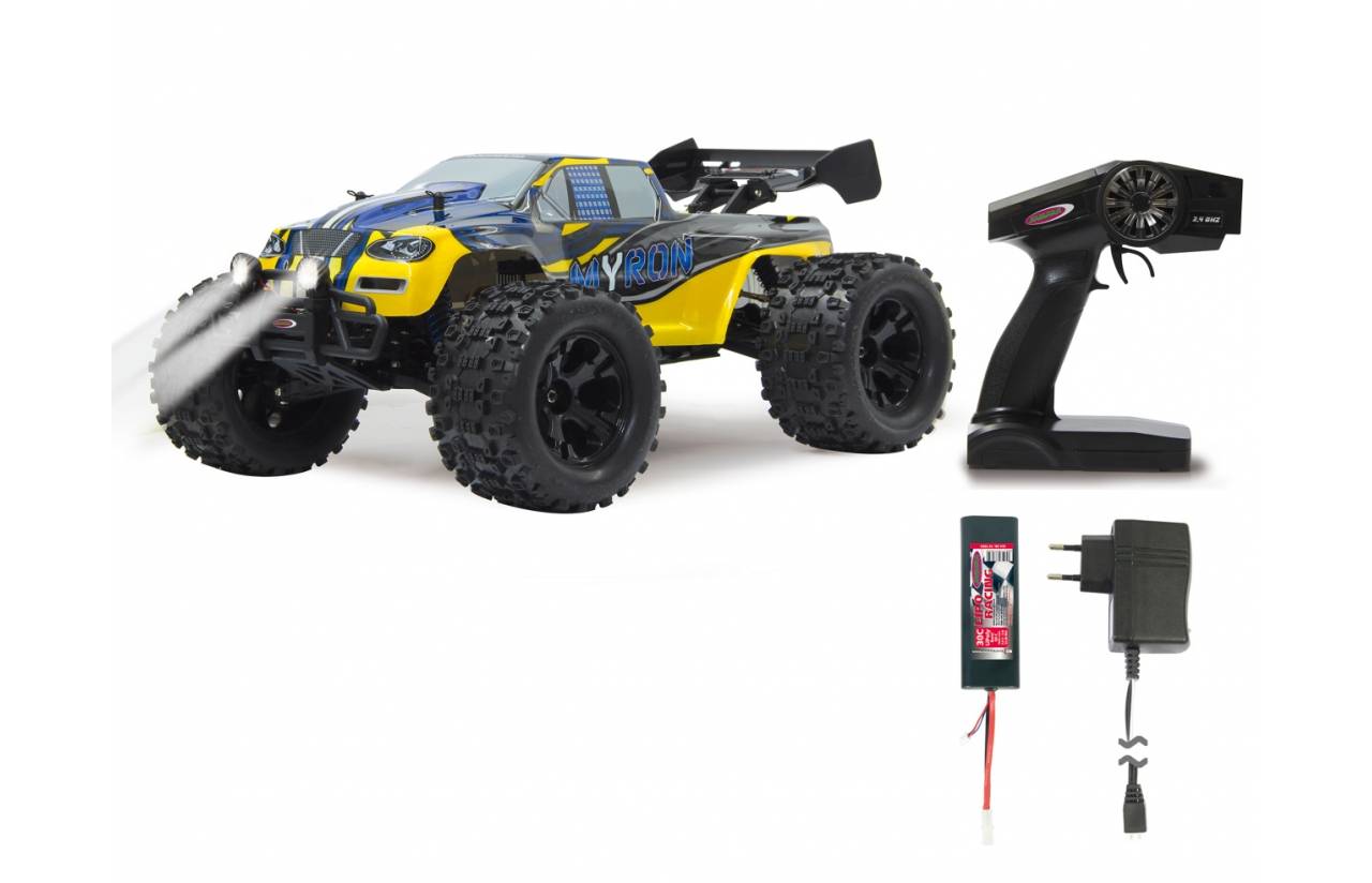 Jamara 053365, Monstertruck, Elektromotor, 1:10, Betriebsbereit (RTR), Schwarz, Blau, Gelb, Junge