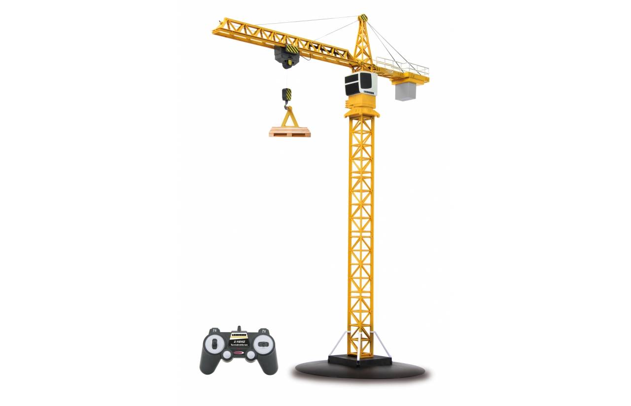 Jamara Turmdrehkran Liebherr, Elektromotor, 1:20, Montagesatz, Gelb, 6 Jahr(e), 2.4 GHz