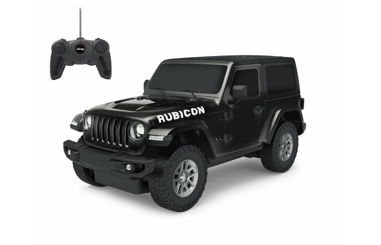 Jamara Jeep Wrangler JL 1:24 schwarz 27 MHz, Off-Road-Wagen, Elektromotor, 1:24, Betriebsbereit (RTR), Schwarz, Junge