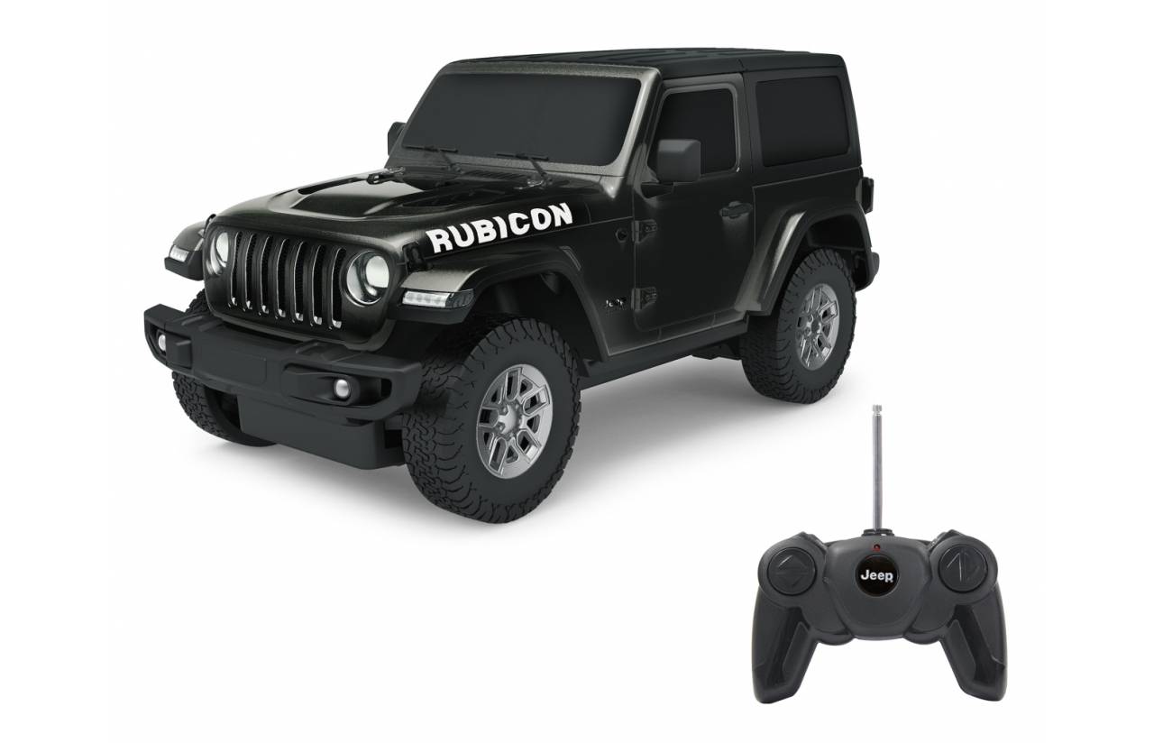 Jamara Jeep Wrangler JL 1:24 schwarz 27 MHz, Off-Road-Wagen, Elektromotor, 1:24, Betriebsbereit (RTR), Schwarz, Junge