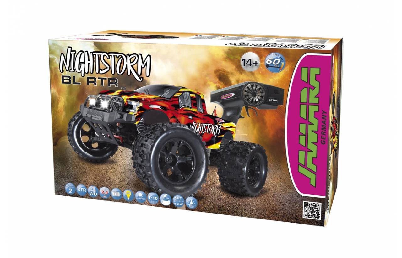 Jamara Nightstorm Monstertruck BL, Monstertruck, 1:10, 14 Jahr(e), 5000 mAh, 2,48 kg