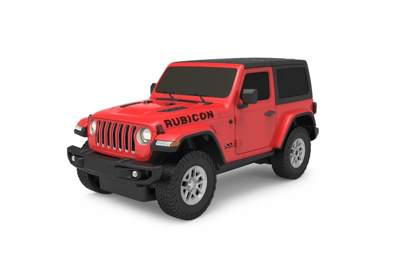 Jamara Jeep Wrangler JL 1:24, 40 MHz, Off-Road-Wagen, Elektromotor, 1:24, Betriebsbereit (RTR), Schwarz, Rot, Junge