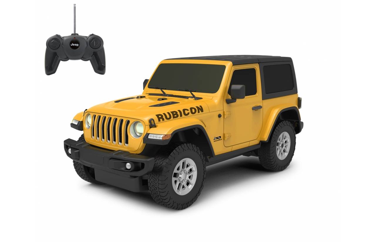 Jamara Jeep Wrangler JL 1:24 gelb 27 MHz, Off-Road-Wagen, Elektromotor, 1:24, Betriebsbereit (RTR), Gelb, Junge