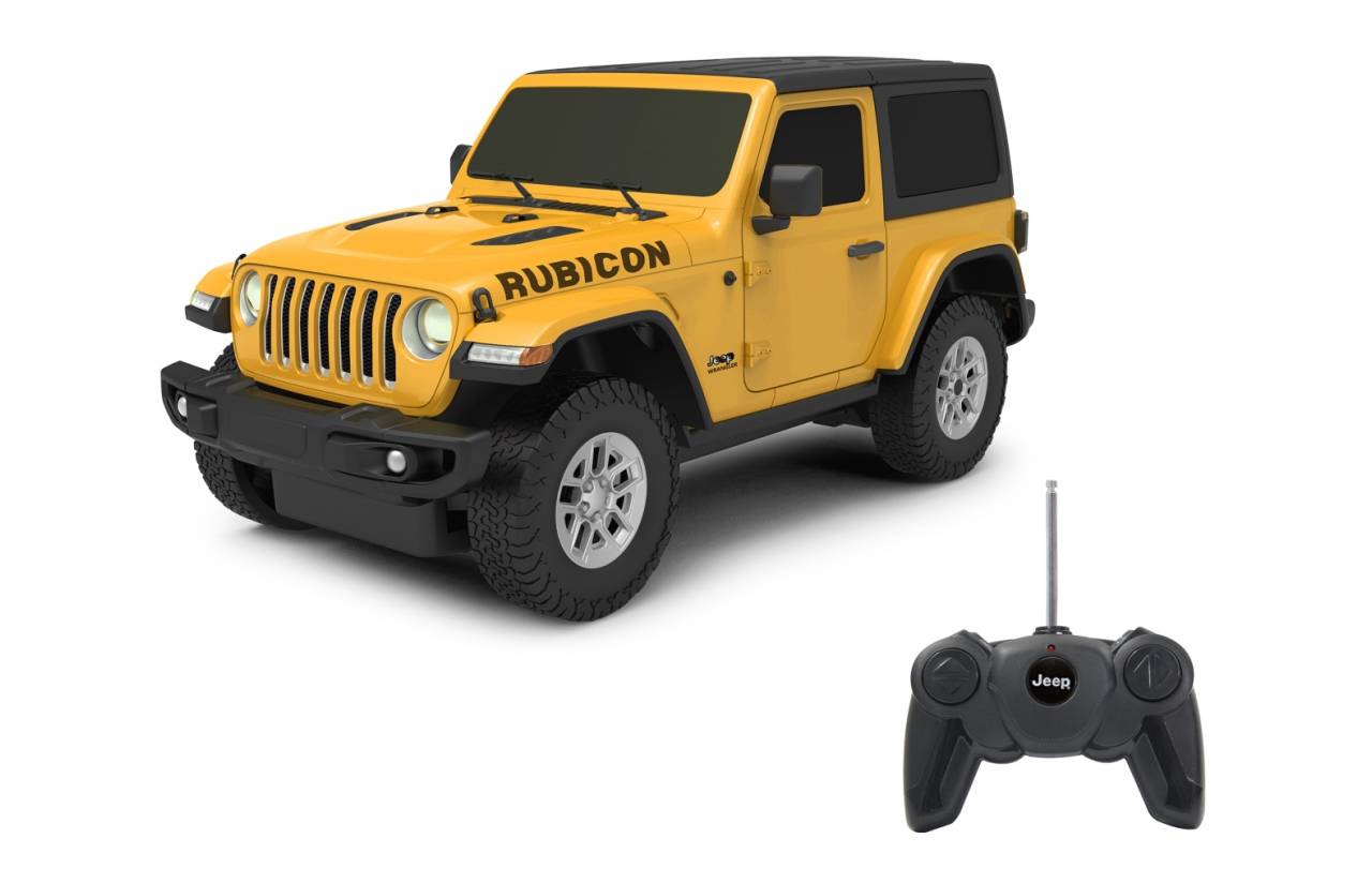 Jamara Jeep Wrangler JL 1:24 gelb 27 MHz, Off-Road-Wagen, Elektromotor, 1:24, Betriebsbereit (RTR), Gelb, Junge