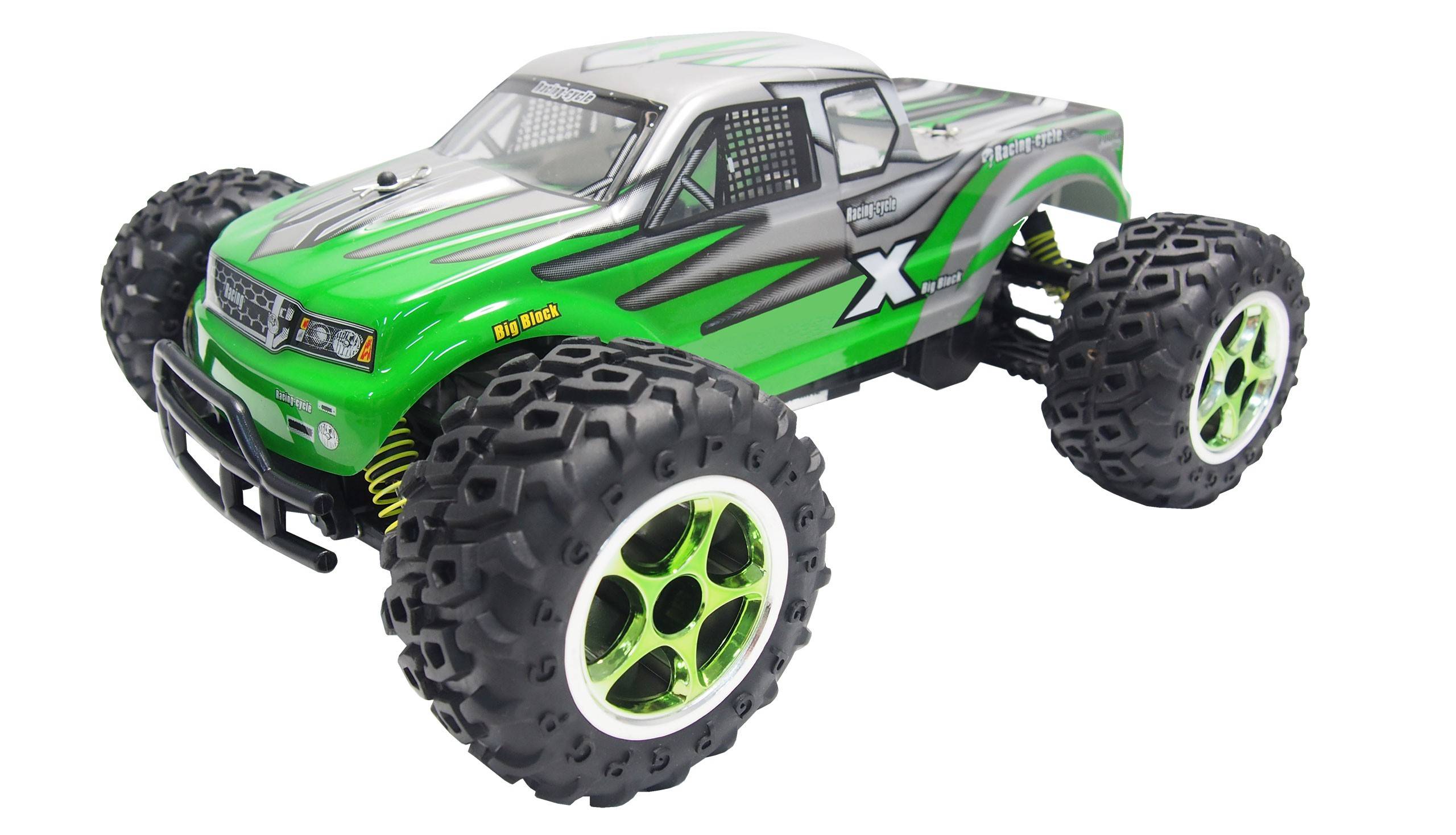 Amewi 22175, Monstertruck, Elektromotor, 1:12, Betriebsbereit (RTR), Grün, Allradantrieb