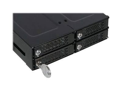 ICY Dock ToughArmor MB720M2K-B - Laufwerksschachtadapter mit Kühlkörper - 5.25"" to 4 x M.2 (13.3 cm to 4 x M.2)