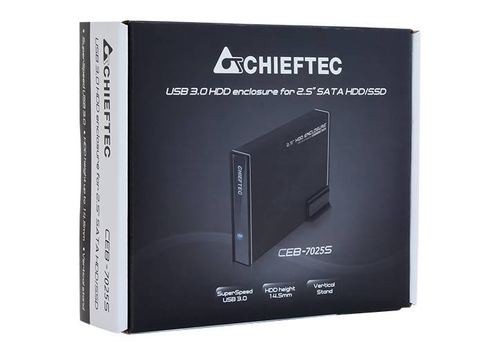 Chieftec CEB-7025S - Speichergehäuse - 2.5"" (6.4 cm)