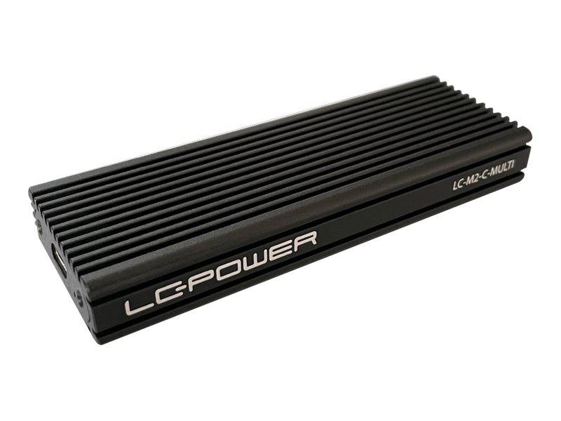 LC-POWER - LC Power LC-M2-C-MULTI - Speichergehäuse - M.2 - M.2 NVMe Card - USB 3.2 (Gen 2)
