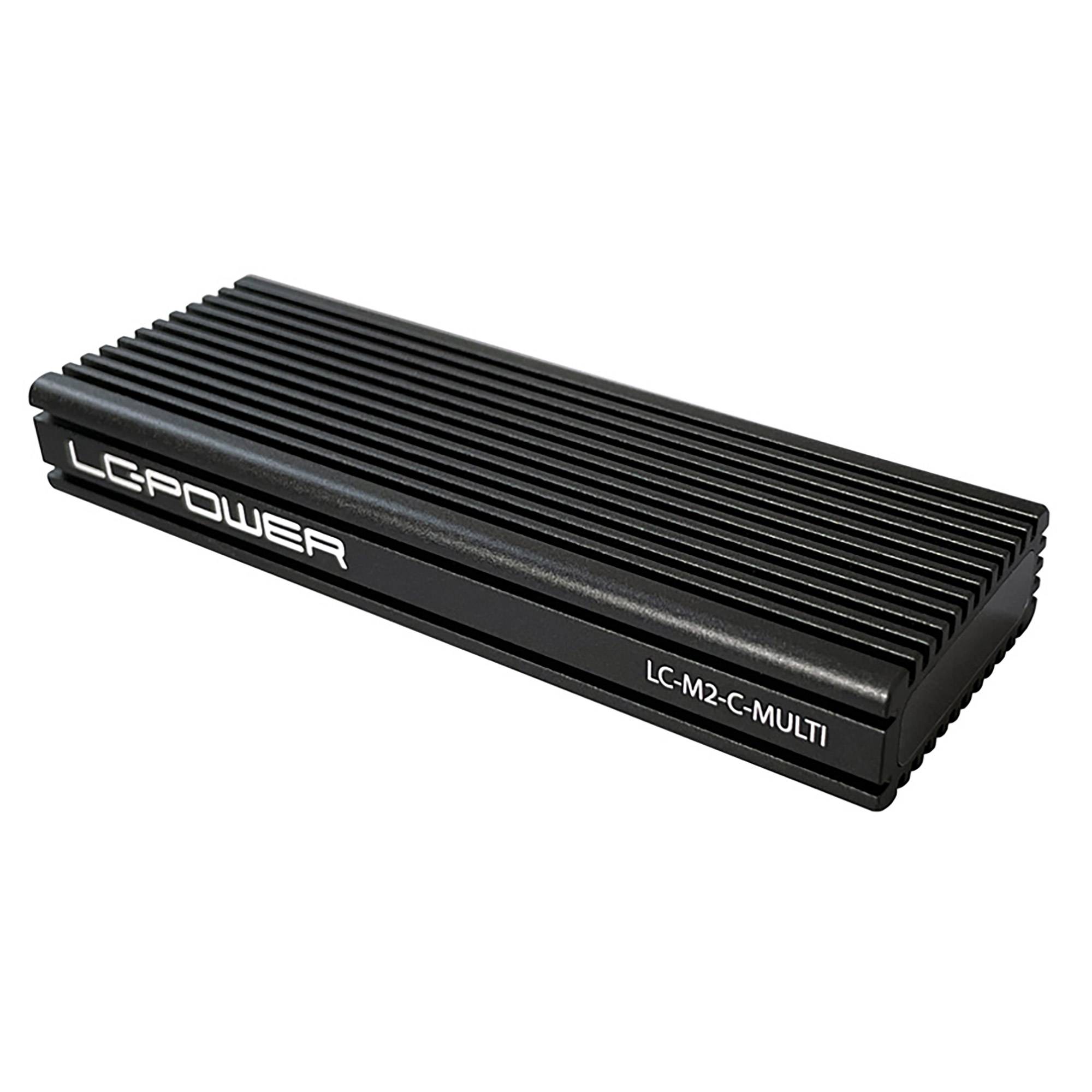 LC-POWER - LC Power LC-M2-C-MULTI - Speichergehäuse - M.2 - M.2 NVMe Card - USB 3.2 (Gen 2)