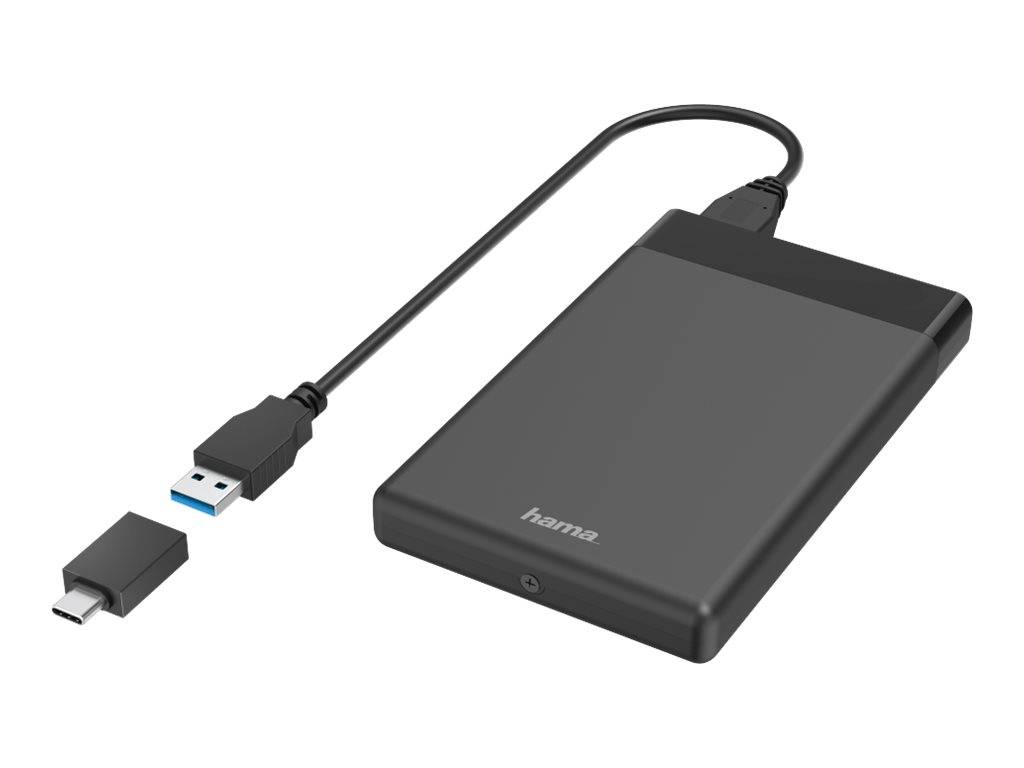 Hama Speichergehäuse - 2.5" (6.4 cm) - SATA 6Gb/s - USB 3.2 (Gen 1)