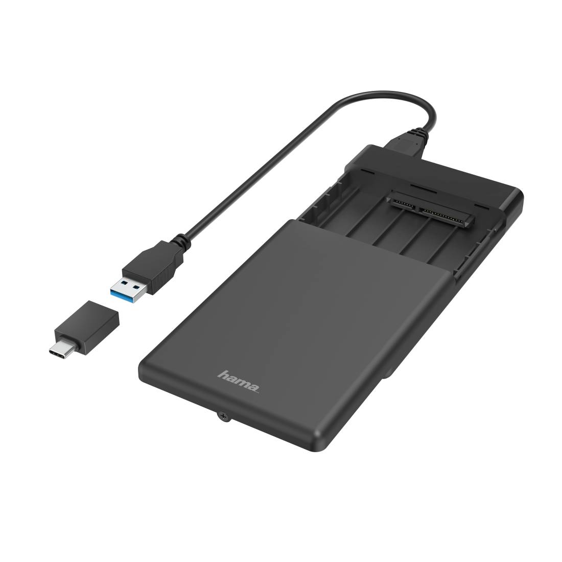 Hama Speichergehäuse - 2.5" (6.4 cm) - SATA 6Gb/s - USB 3.2 (Gen 1)