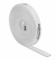 DeLOCK Velcro - Kabelbinderrolle - 5 m - weiß