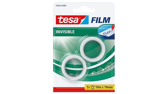 TESA 57649, 10 m, Transparent, 19 mm, 2 Stück(e)