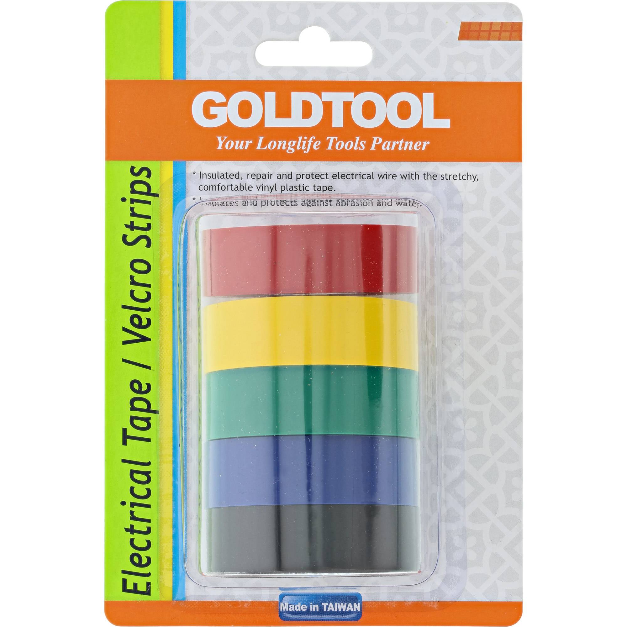 INLINE - Isolierband - 5er Pack - div. Farben - 18mm - 9m