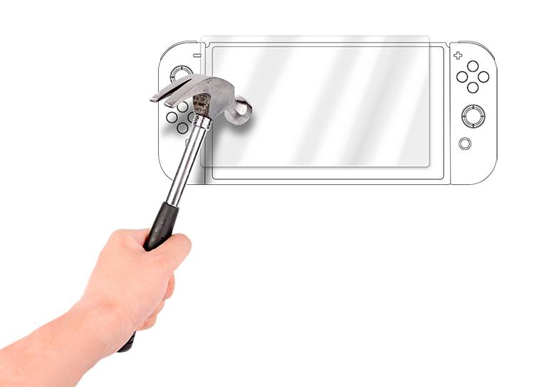 Bigben Interactive SWITCHTEMPGLASS, Displayschutz, Nintendo Switch, Transparent, Kratzresistent, Klare Bildschirmschutzfolie, Nintendo