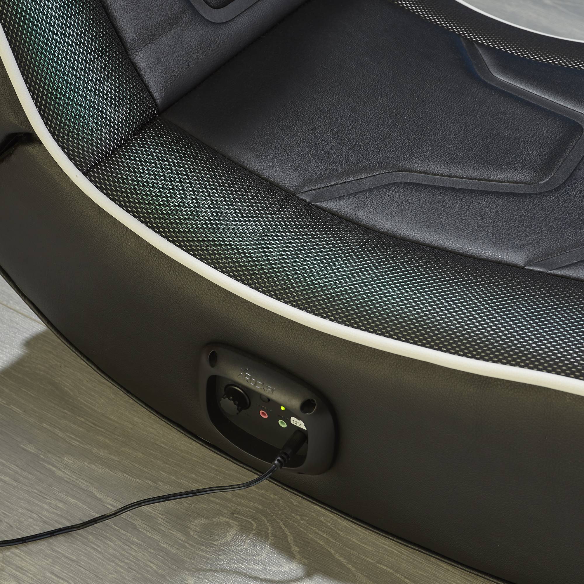 X Rocker Chimera, Konsolen-Gamingstuhl, Playstation,Xbox, Schwarz, Weiß, Schaum, Schwarz, Weiß, Schaum