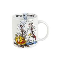 Könitz Porzellan Mug Asterix - Kaffee ist fertig!, Eins/Eine(r), 0,33 l, Mehrfarben, Porzellan, Kaffee, Deutsch