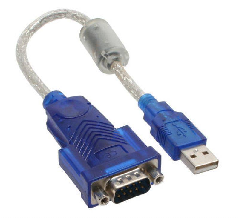 InLine - Serieller Adapter - USB - RS-232 - durchsichtig
