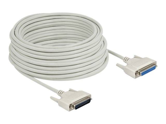 Delock - Kabel seriell - DB-25 (M) bis DB-25 (W)