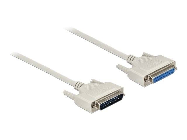Delock - Kabel seriell - DB-25 (M) bis DB-25 (W)