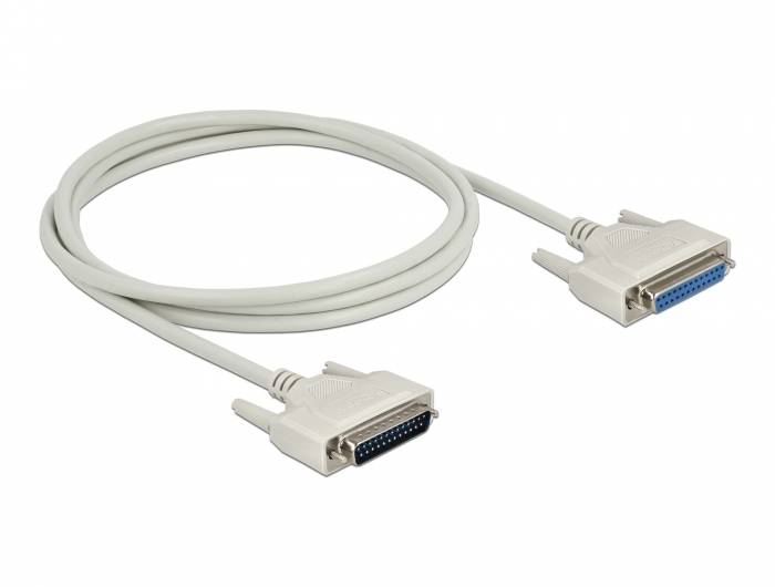 Delock - Serielles Verlängerungskabel - DB-25 (M)