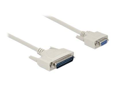 Delock - Kabel seriell - DB-25 (M) schraubbar bis DB-9 (W)