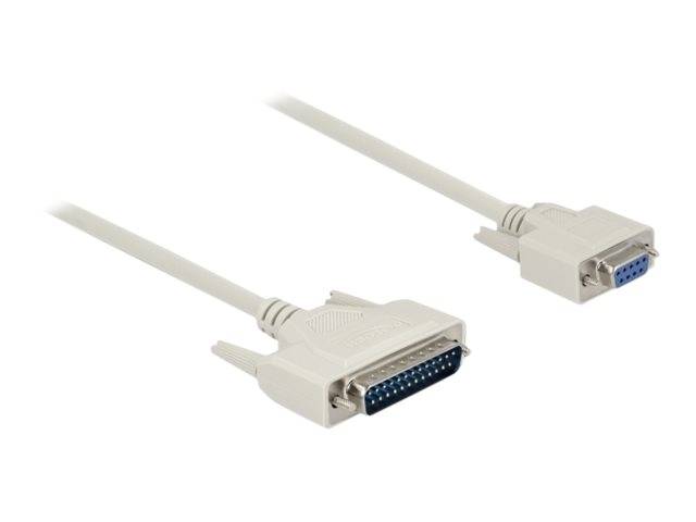 Delock - Kabel seriell - DB-25 (M) bis DB-9 (M)