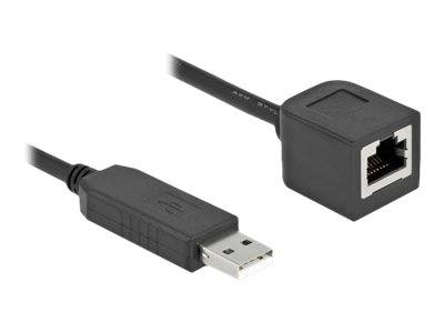 Delock - Serieller Adapter - USB (M) bis RJ-45 (W)