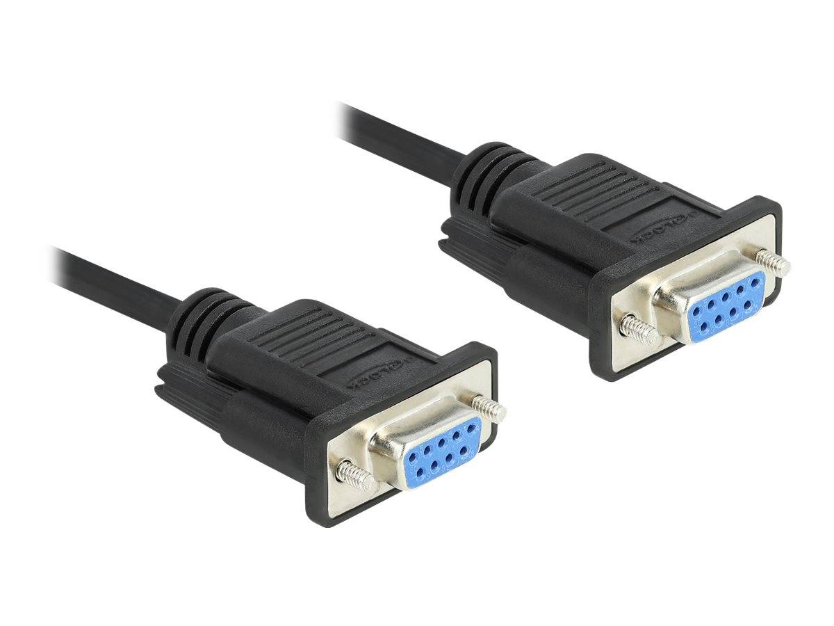 Delock - Kabel seriell - DB-9 (W) zu DB-9 (W)