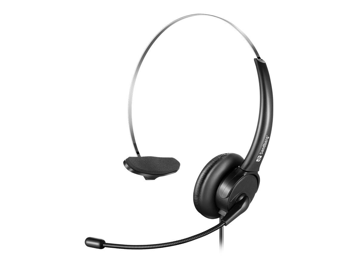 Sandberg USB Office Headset Mono - Headset - On-Ear