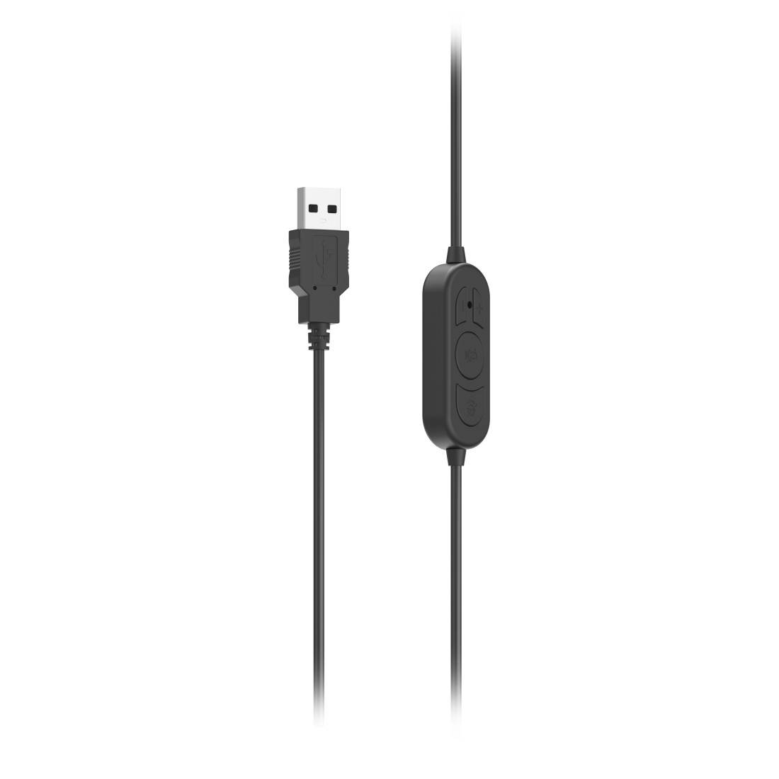 Hama "HS-USB300 V2" - Headset - ohrumschließend