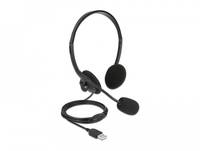 Delock - Headset - On-Ear - kabelgebunden - USB-A