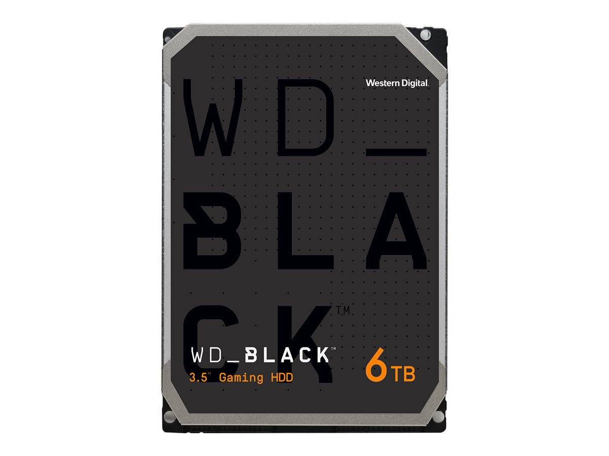Western Digital WD Black 6TB 3,5-Zoll-Gaming-Festplatte Produktetikett