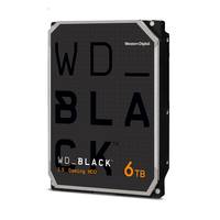 WD_BLACK 6TB interne Festplatte auf weißem Hintergrund