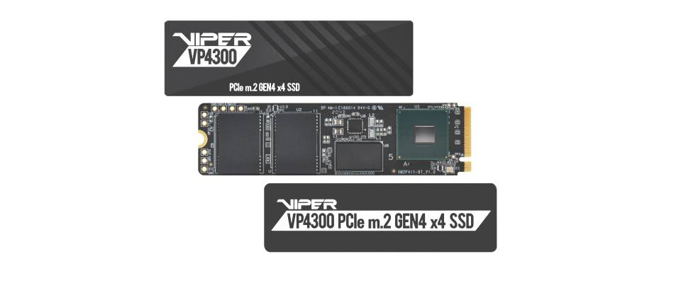 Patriot Viper VP4300 - 2 TB SSD - intern - M.2 2280 - PCI Express 4.0 x4 (NVMe)