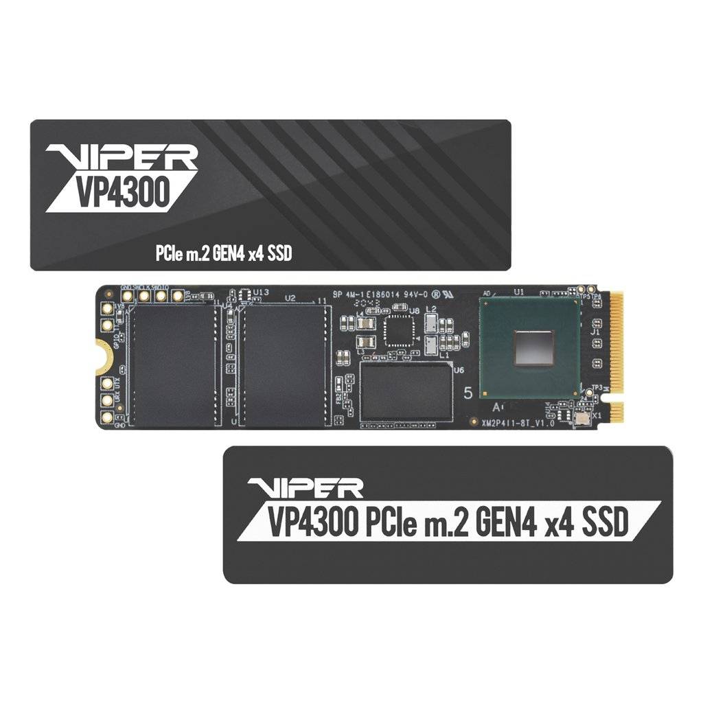 Patriot Viper VP4300 - 1 TB SSD - intern - M.2 2280 - PCI Express 4.0 x4 (NVMe)