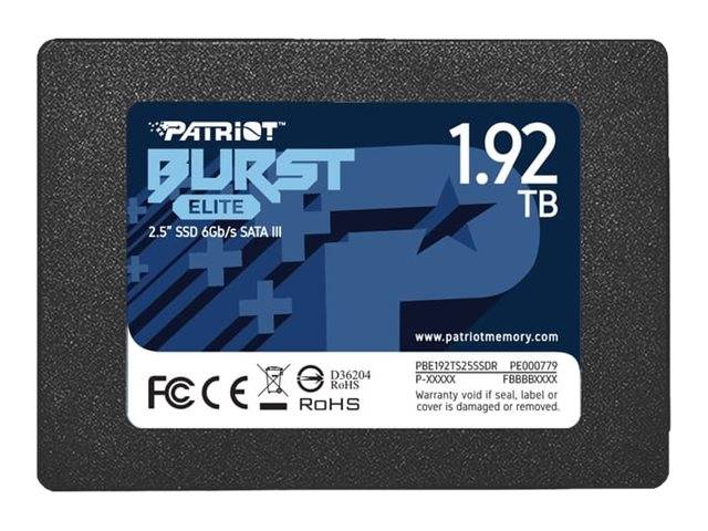 Patriot Burst Elite - Solid-State-Disk - 1.92 TB - intern - 2.5" (6.4 cm)