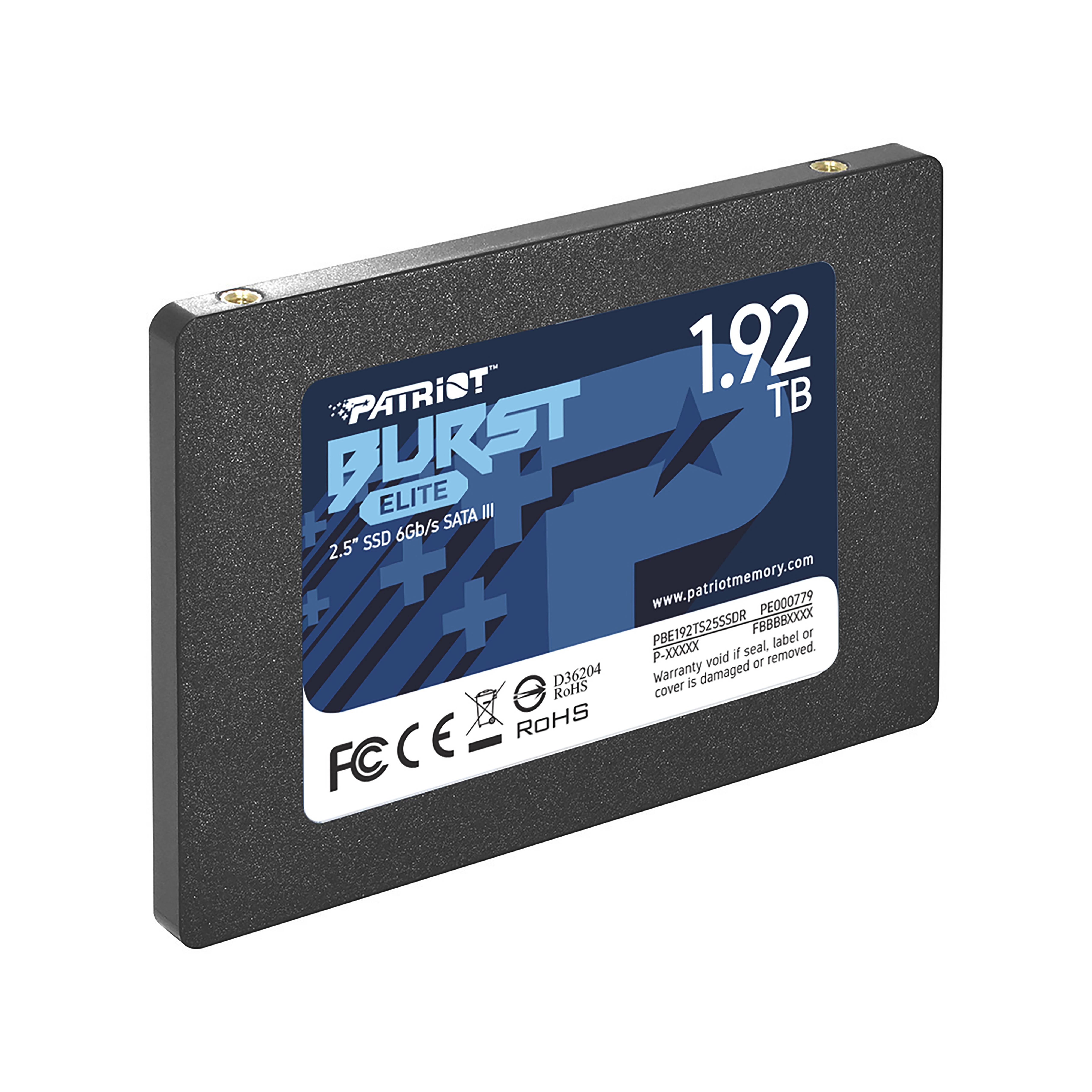Patriot Burst Elite - Solid-State-Disk - 1.92 TB - intern - 2.5" (6.4 cm)