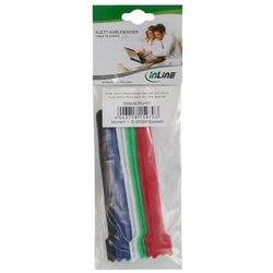 InLine - Klettverschluss-Cinchkabelbinder - 15 cm - diverse Farben (Packung mit 10)