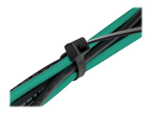 Delock - Kabelbinder - wärmebeständig - 38 cm - Schwarz (Packung mit 50)