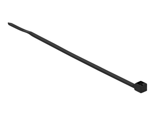 Delock - Kabelbinder - wärmebeständig - 10 cm - Schwarz (Packung mit 100)
